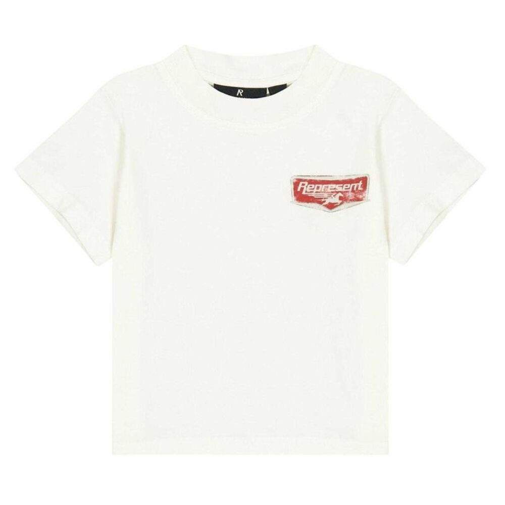 Represent Childrens/Kids Crew Neck Regular T-Shirt / White
